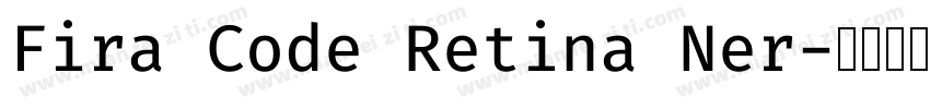 Fira Code Retina Ner字体转换